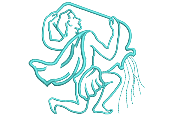 Aquarius Zodiac Embroidery Design Review