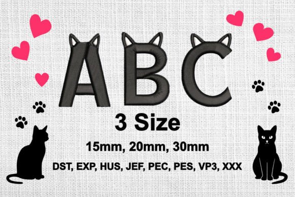 Cat Ears Embroidery Alphabet Review for Gifts