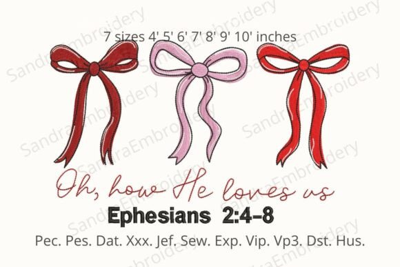 Oh How He Loves Us Embroidery Design Review