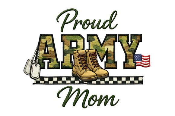 Proud Army Mom Embroidery Design Review
