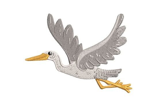 Review: Majestic Flying Heron Embroidery