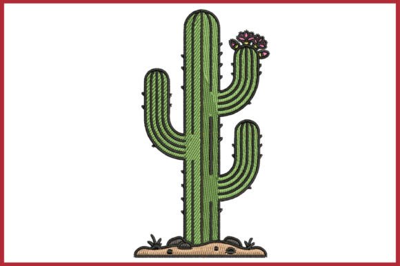 Saguaro Cactus Machine Embroidery File Review