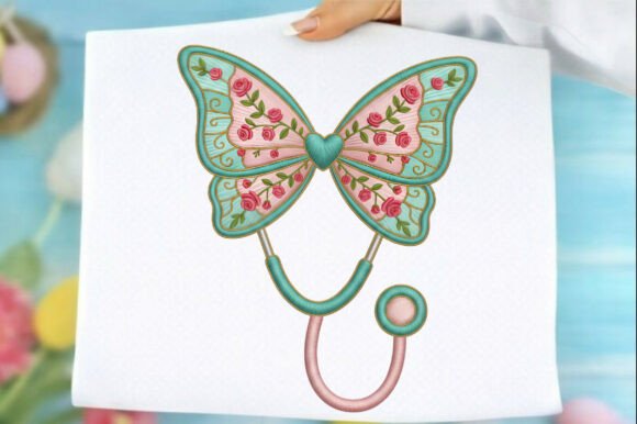Valentines Nurse Png, Faux Embroidery Review
